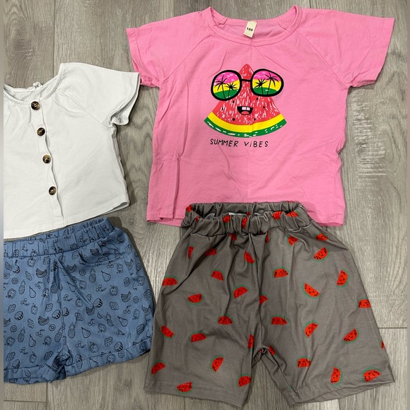 Cotton short and top set bundle - Picture 3 of 3